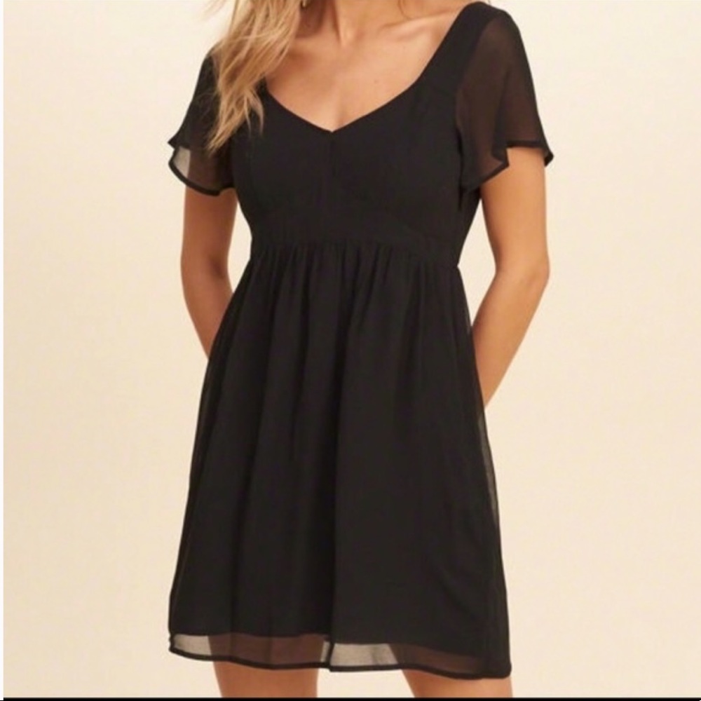 Hollister Chiffon Babydoll Dress